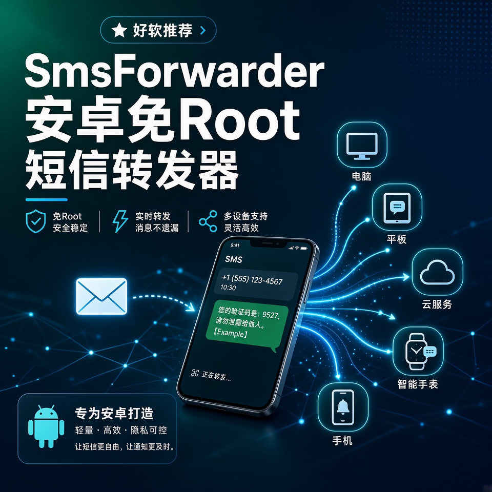 【好软推荐】SmsForwarder 安卓免Root短信转发器