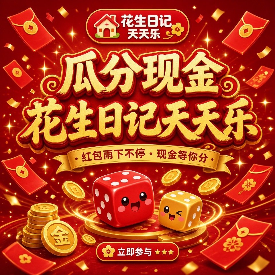 【新活动】花生天天乐，实测中奖¥228.57